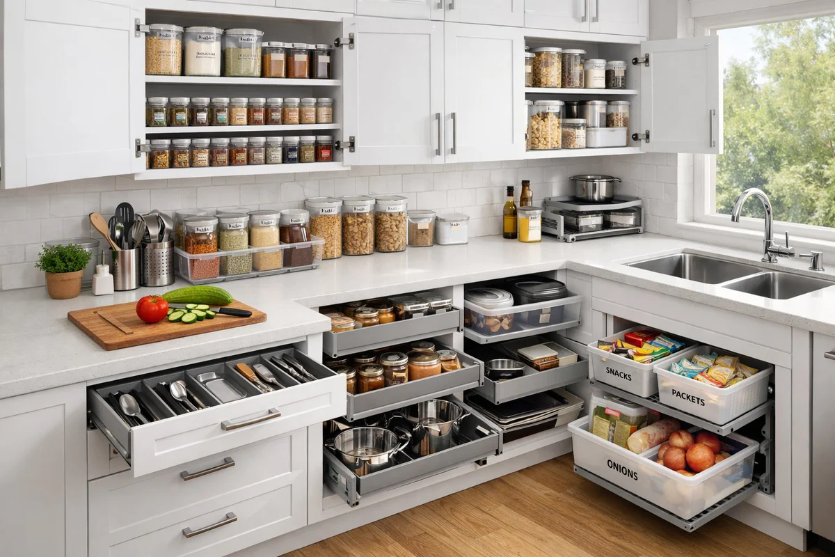 효율적인 주방 정리와 수납으로 시간 절약하기